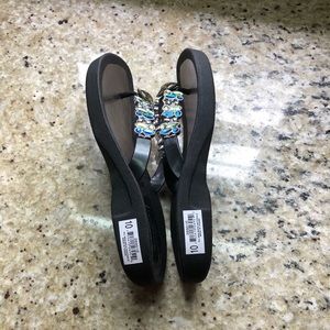 Grandco Butterfly Wedge Sandals
